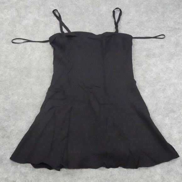 Polo Ralph Lauren Dresses & Skirts - Polo Ralph Lauren Dress Womens 10 Lined Spaghetti Strap Black Wool Blend Flowy B
